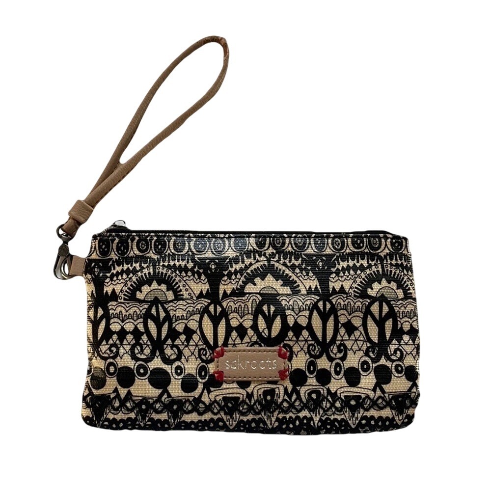 Sakroots Charging‎ Wristlet Canvas Print Wallet
